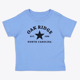 Oak Ridge North Carolina Star Toddler T-Shirt