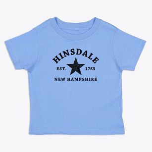 Hinsdale New Hampshire Star Toddler T-Shirt