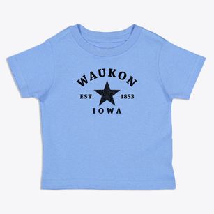 Waukon Iowa Star Toddler T-Shirt