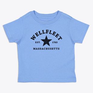 Wellfleet Massachusetts Star Toddler T-Shirt