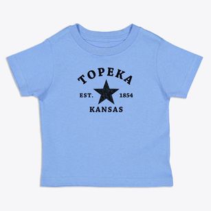 Topeka Kansas Star Toddler T-Shirt