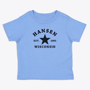 Hansen Wisconsin Star Toddler T-Shirt