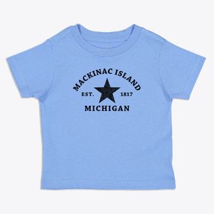 Mackinac Island Michigan Star Toddler T-Shirt