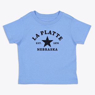 La Platte Nebraska Star Toddler T-Shirt