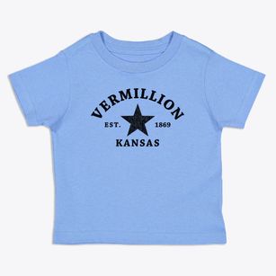 Vermillion Kansas Star Toddler T-Shirt