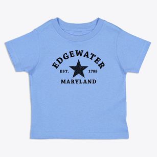 Edgewater Maryland Star Toddler T-Shirt