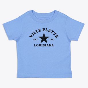 Ville Platte Louisiana Star Toddler T-Shirt