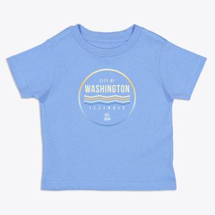 Washington Illinois Color Fade Toddler T-Shirt