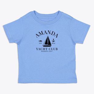 Amanda Ohio Yacht Club Toddler T-Shirt