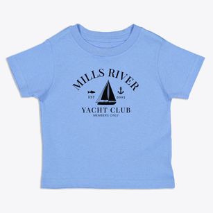 Mills River North Carolina Yacht Club Toddler T-Shirt