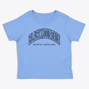 Black Mountain North Carolina Inline Toddler T-Shirt