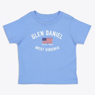 Glen Daniel West Virginia Patriot Toddler T-Shirt
