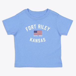 Fort Riley Kansas Patriot Toddler T-Shirt