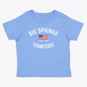 Big Springs Tennessee Patriot Toddler T-Shirt