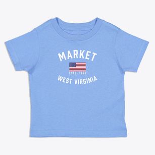 Market West Virginia Patriot Toddler T-Shirt