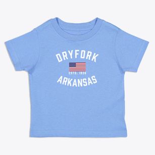 Dryfork Arkansas Patriot Toddler T-Shirt