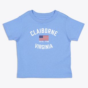 Claiborne Virginia Patriot Toddler T-Shirt
