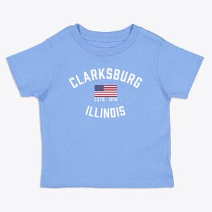 Clarksburg Illinois Patriot Toddler T-Shirt
