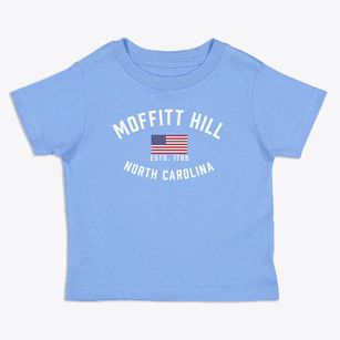 Moffitt Hill North Carolina Patriot Toddler T-Shirt