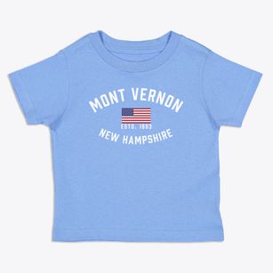 Mont Vernon New Hampshire Patriot Toddler T-Shirt