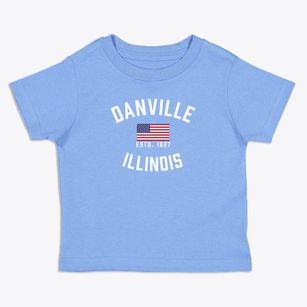 Danville Illinois Patriot Toddler T-Shirt