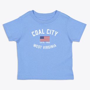 Coal City West Virginia Patriot Toddler T-Shirt