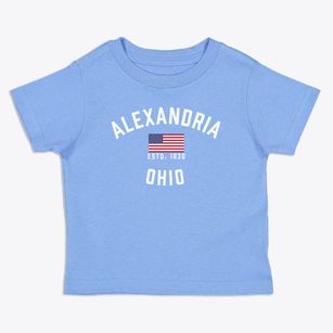 Alexandria Ohio Patriot Toddler T-Shirt