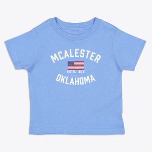 Mcalester Oklahoma Patriot Toddler T-Shirt