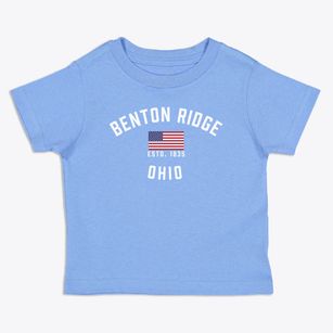 Benton Ridge Ohio Patriot Toddler T-Shirt