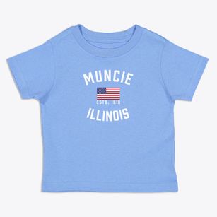 Muncie Illinois Patriot Toddler T-Shirt