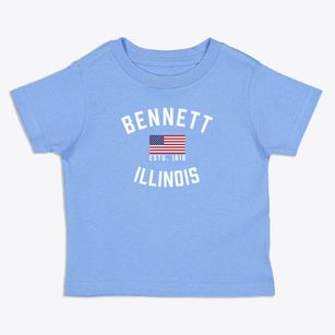 Bennett Illinois Patriot Toddler T-Shirt