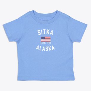 Sitka Alaska Patriot Toddler T-Shirt
