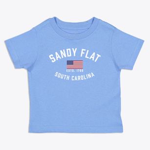 Sandy Flat South Carolina Patriot Toddler T-Shirt