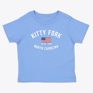 Kitty Fork North Carolina Patriot Toddler T-Shirt