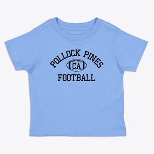 Pollock Pines California Football Toddler T-Shirt