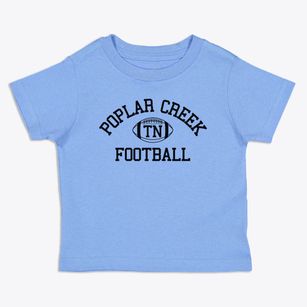 Poplar Creek Tennessee Football Toddler T-Shirt