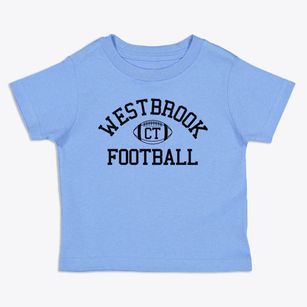 Westbrook Connecticut Football Toddler T-Shirt