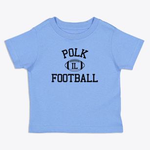 Polk Illinois Football Toddler T-Shirt