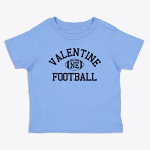 Valentine Nebraska Football Toddler T-Shirt