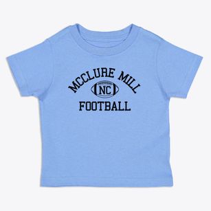 Mcclure Mill North Carolina Football Toddler T-Shirt