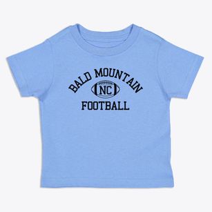 Bald Mountain North Carolina Football Toddler T-Shirt