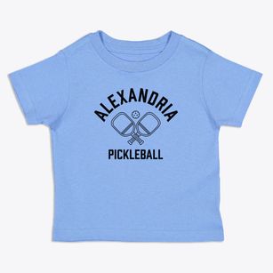 Alexandria Louisiana Pickleball Toddler T-Shirt