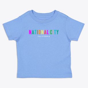 National City California Color Pop Toddler T-Shirt