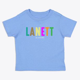 Lanett Alabama Color Pop Toddler T-Shirt