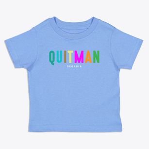 Quitman Georgia Color Pop Toddler T-Shirt