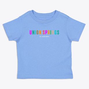 Union Springs Alabama Color Pop Toddler T-Shirt