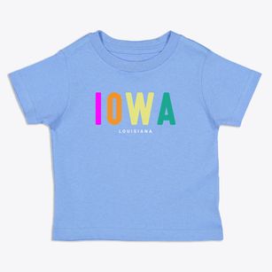 Iowa Louisiana Color Pop Toddler T-Shirt