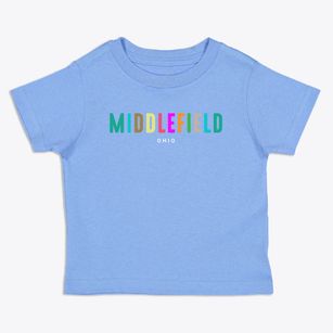 Middlefield Ohio Color Pop Toddler T-Shirt