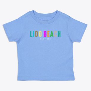 Lido Beach New York Color Pop Toddler T-Shirt