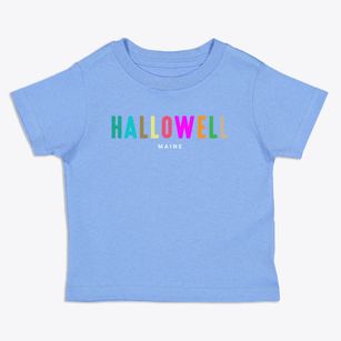 Hallowell Maine Color Pop Toddler T-Shirt